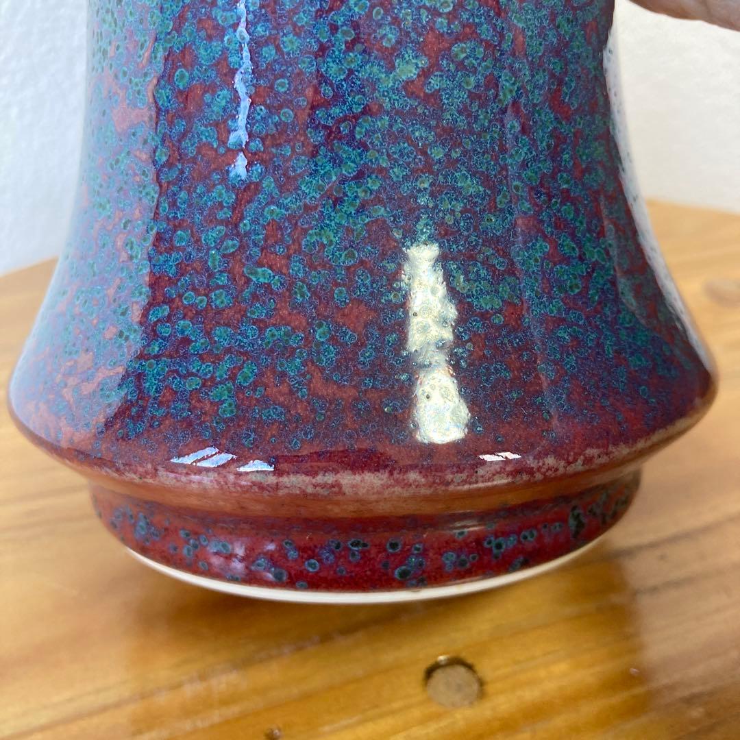 有田焼　四朗窯　紫筒花瓶