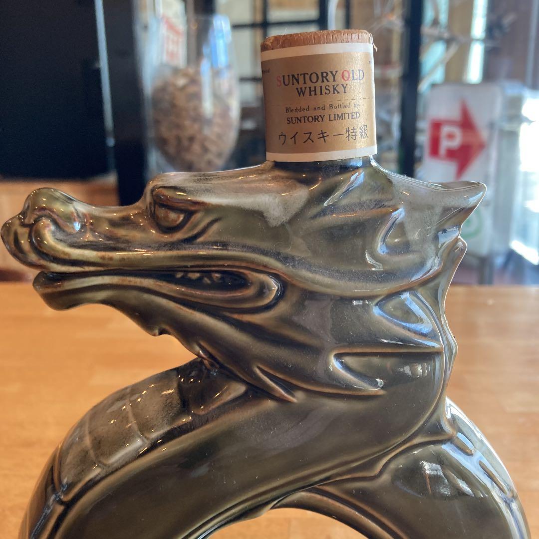 未開栓 特級 Suntory サントリー オールドウィスキー 干支ボトル 辰 龍