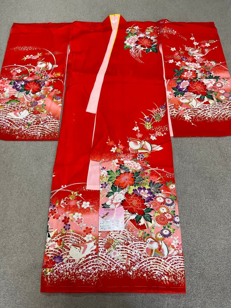 ロミ　新品★七五三　きものと長襦袢　四つ身　C10