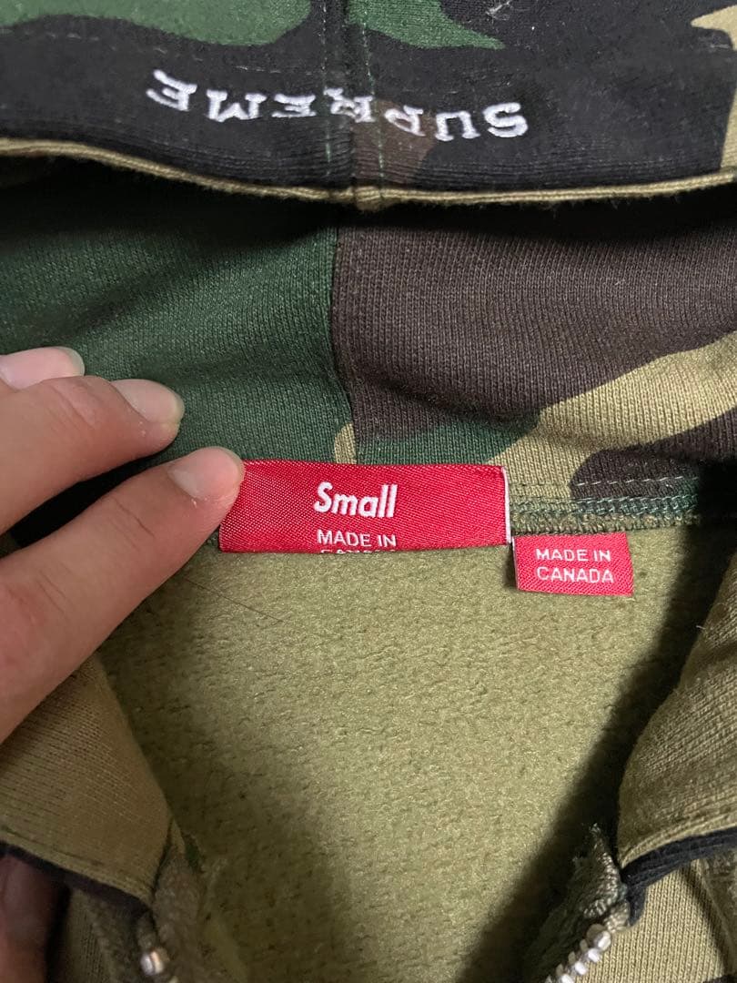 トップス Supreme S Logo Zip Up Hooded Camo 25fw