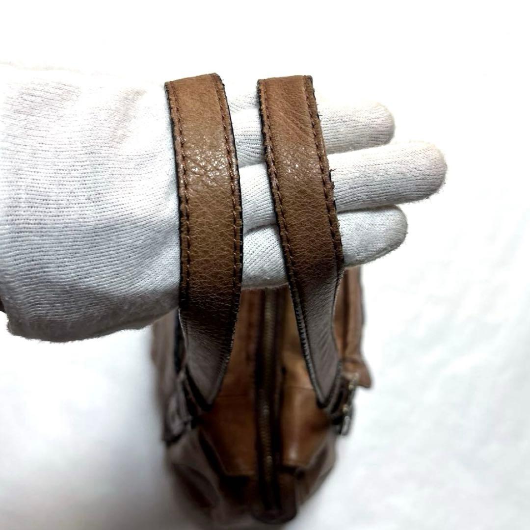 ANNA SUI 本革 蝶 バタフライ バックル デザイン ショルダーバッグ