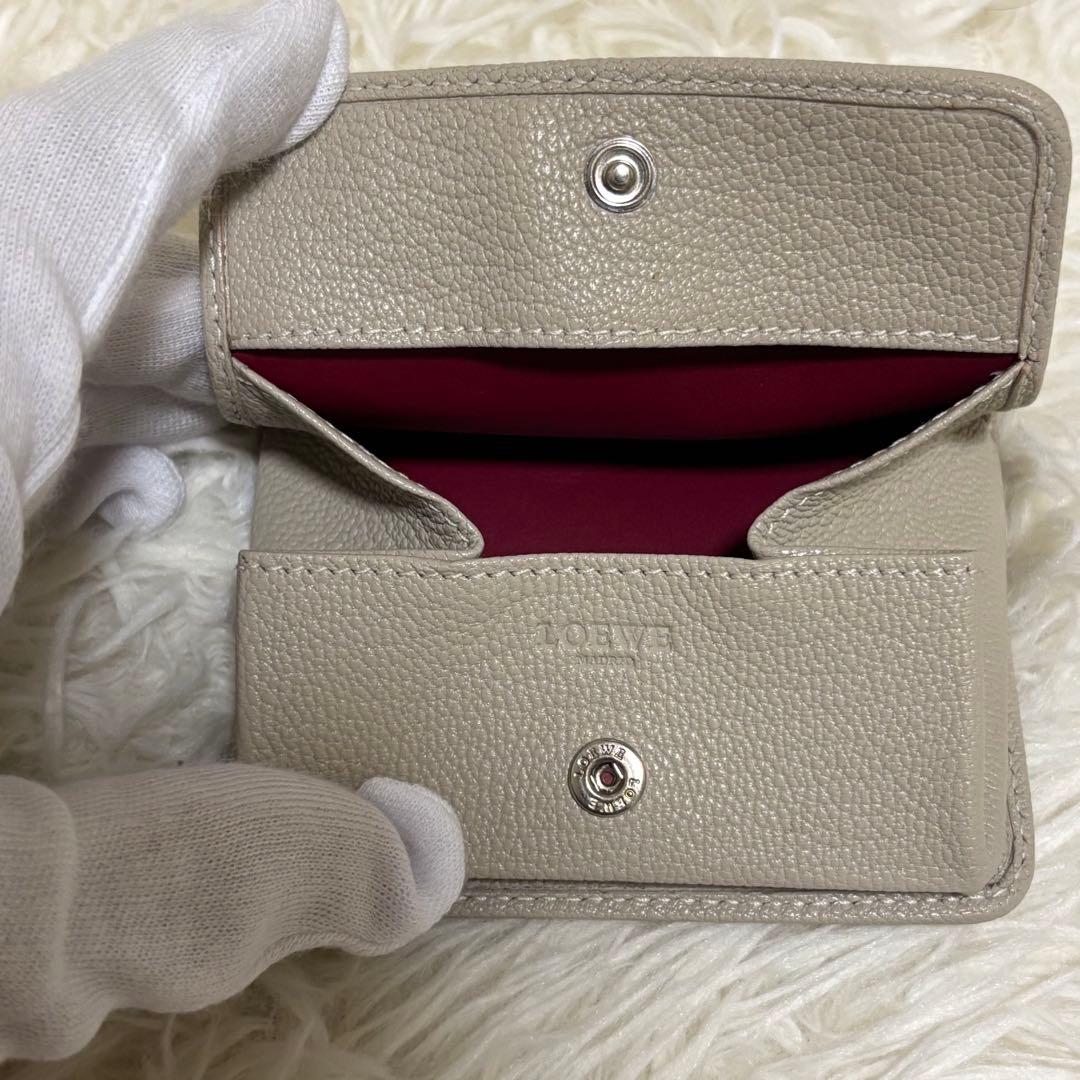 ✨美品　LOEWE ロエベ　アナグラム　小銭入れ　ミニ財布　コンパクトウォレット