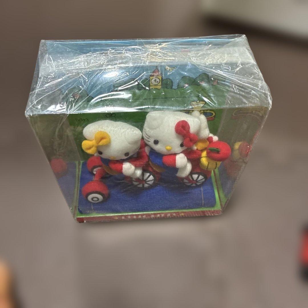 ‼️超希少品 ハローキティ ぬいぐるみ サイクリング 自転車 2001年 未使用