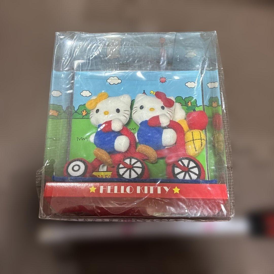 ‼️超希少品 ハローキティ ぬいぐるみ サイクリング 自転車 2001年 未使用
