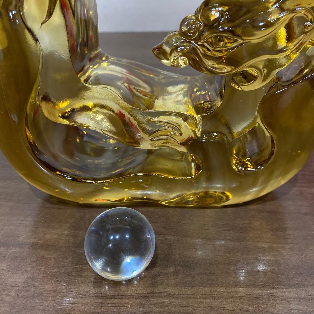 琉園工房 瑠璃工房 tittot 龍 大型 置物 クリスタル