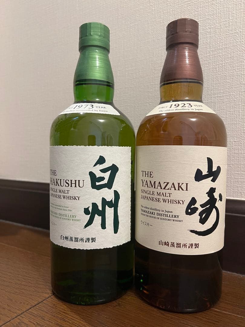 ☺︎さん専用サントリー ウイスキー 山崎 白州 700ml 2本セット 新品未開封 楽天市場】サントリー 山崎 シングルモルト NV ・ 白州 NV（700ml×2