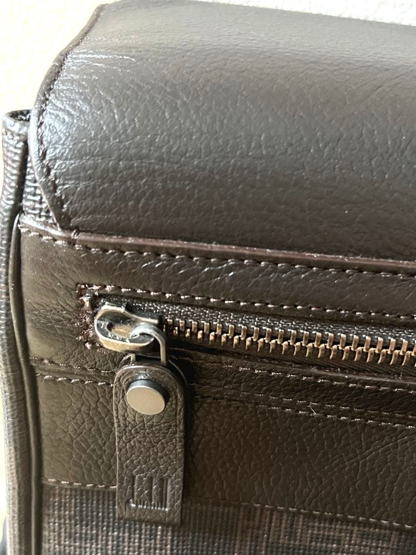 ⭐️新品タグ⭐ダンヒルブラウンクラッチバッグ&セカンドバッグ ダイヤル式ロック付き