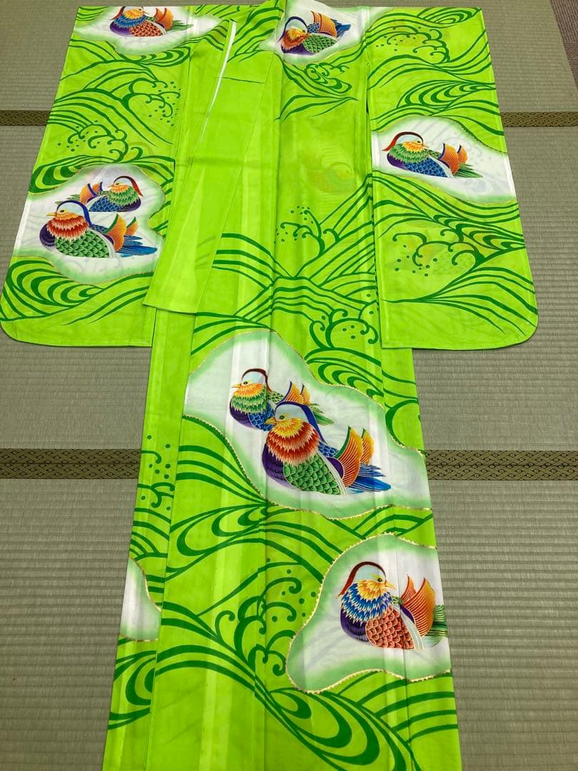 希少 夏用振袖 絽 レディース