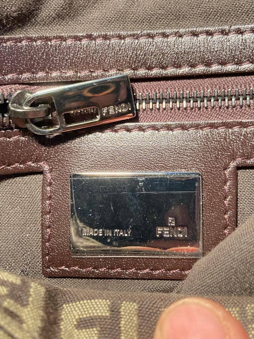 FENDI(フェンディ)マンマバケット ズッカ ショルダーバッグ 8BR001