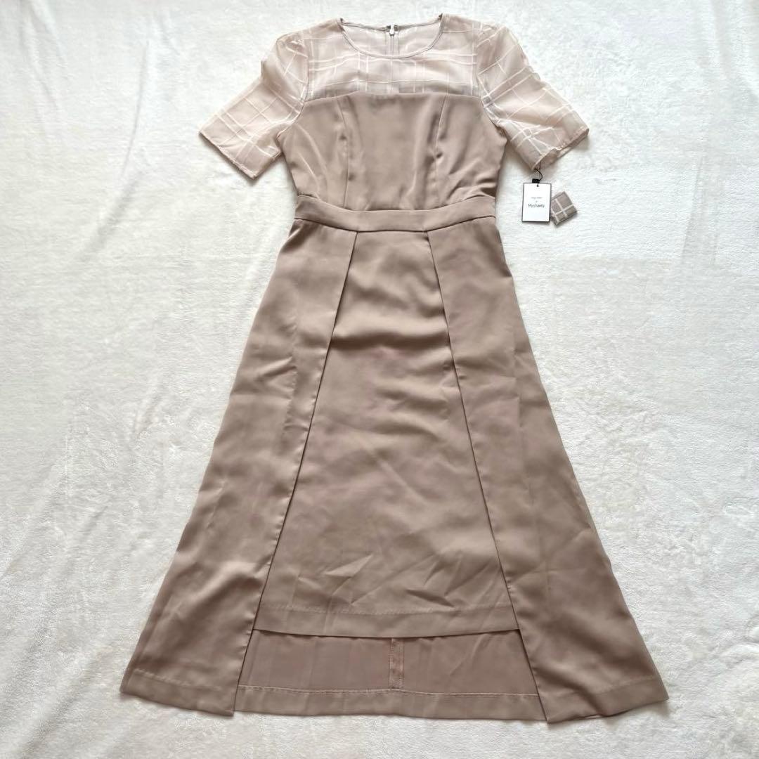 My shawtyドレス　パーティー　フォーマル　チェック　ペンシル　結婚式