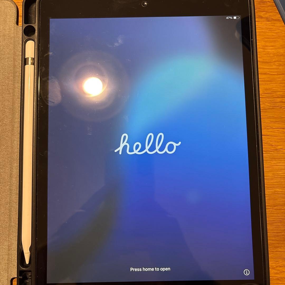 美品&最大充電容量90%超】iPad6 32GB Wi-Fi ペン＆ケース付き Amazon