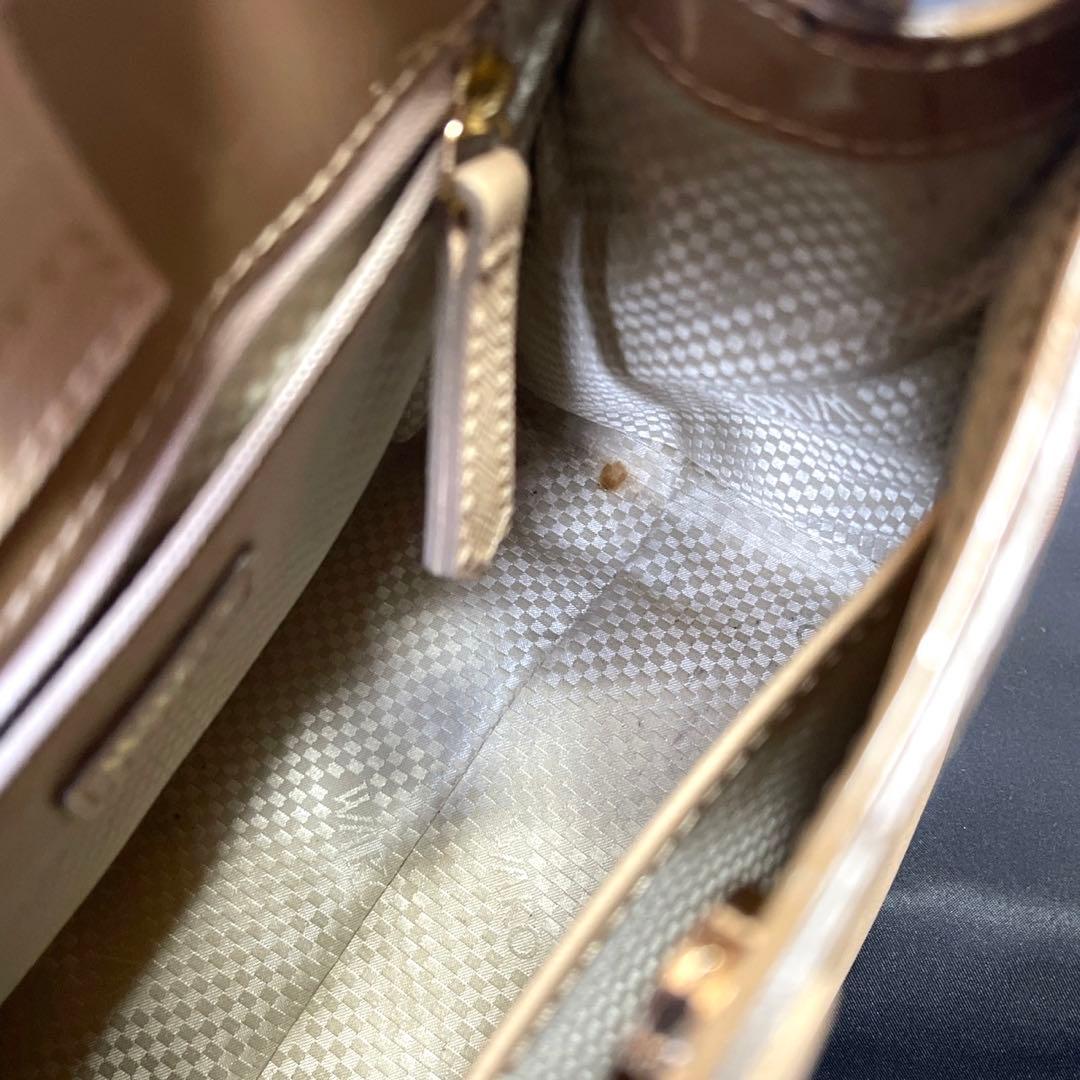 【良品】WAKO 銀座和光 サフィアーノレザー ベージュ ワンハンドルバッグ