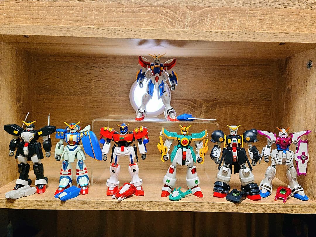 1/144 Gガンダム プラモデルセット (旧キット+Gフレーム3体)