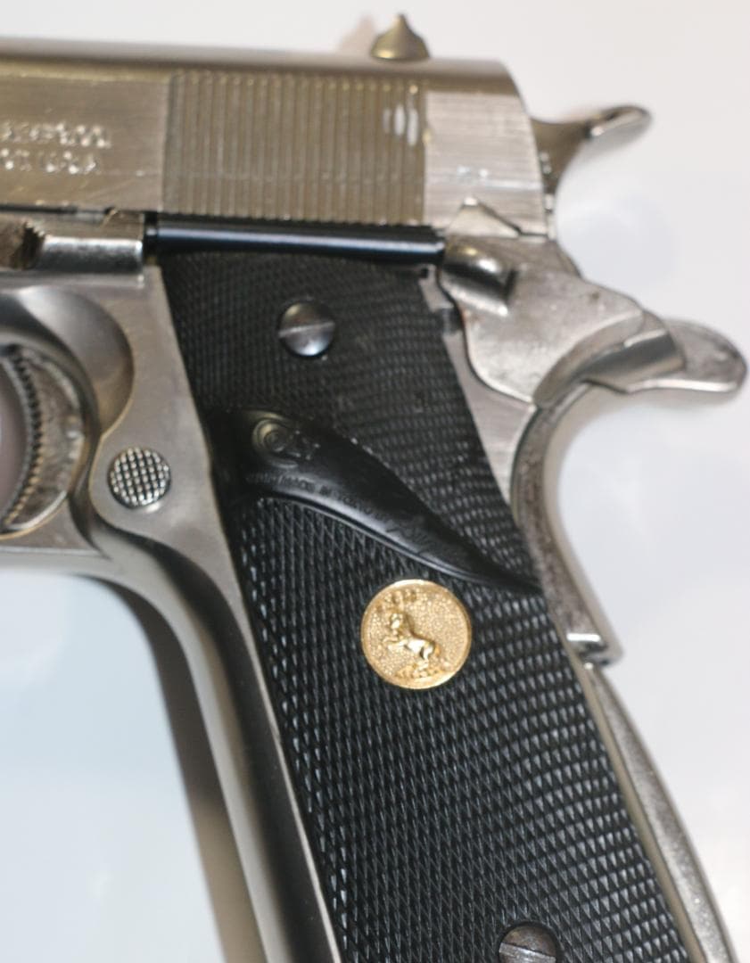 超希少！スズキ製作所ABS樹脂製モデルガン コルトガバーメント銀SPG 合法品