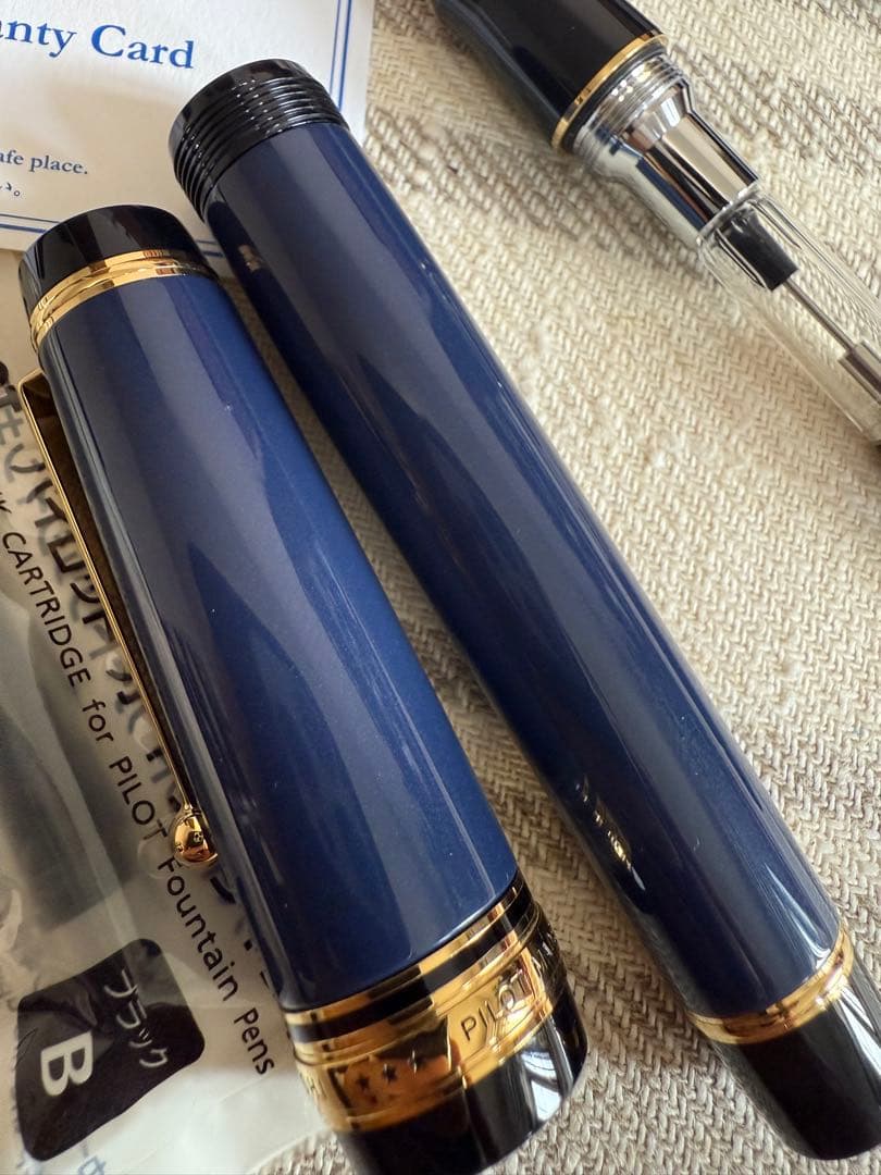 パイロット万年筆カスタム、30サイズ、紺青