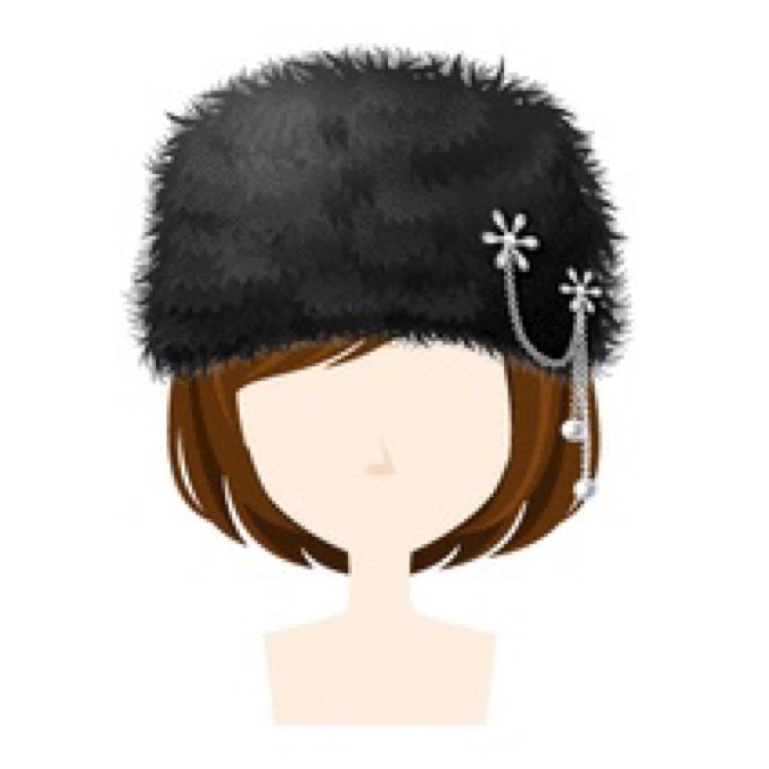 浜崎あゆみ2026カウコン ロシアンハット 帽子 ブラック - メルカリ