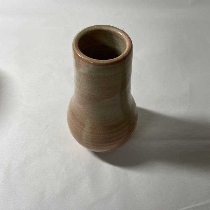 FZ17⑥ 萩焼 城山窯 金子信彦 建水、杓立セット