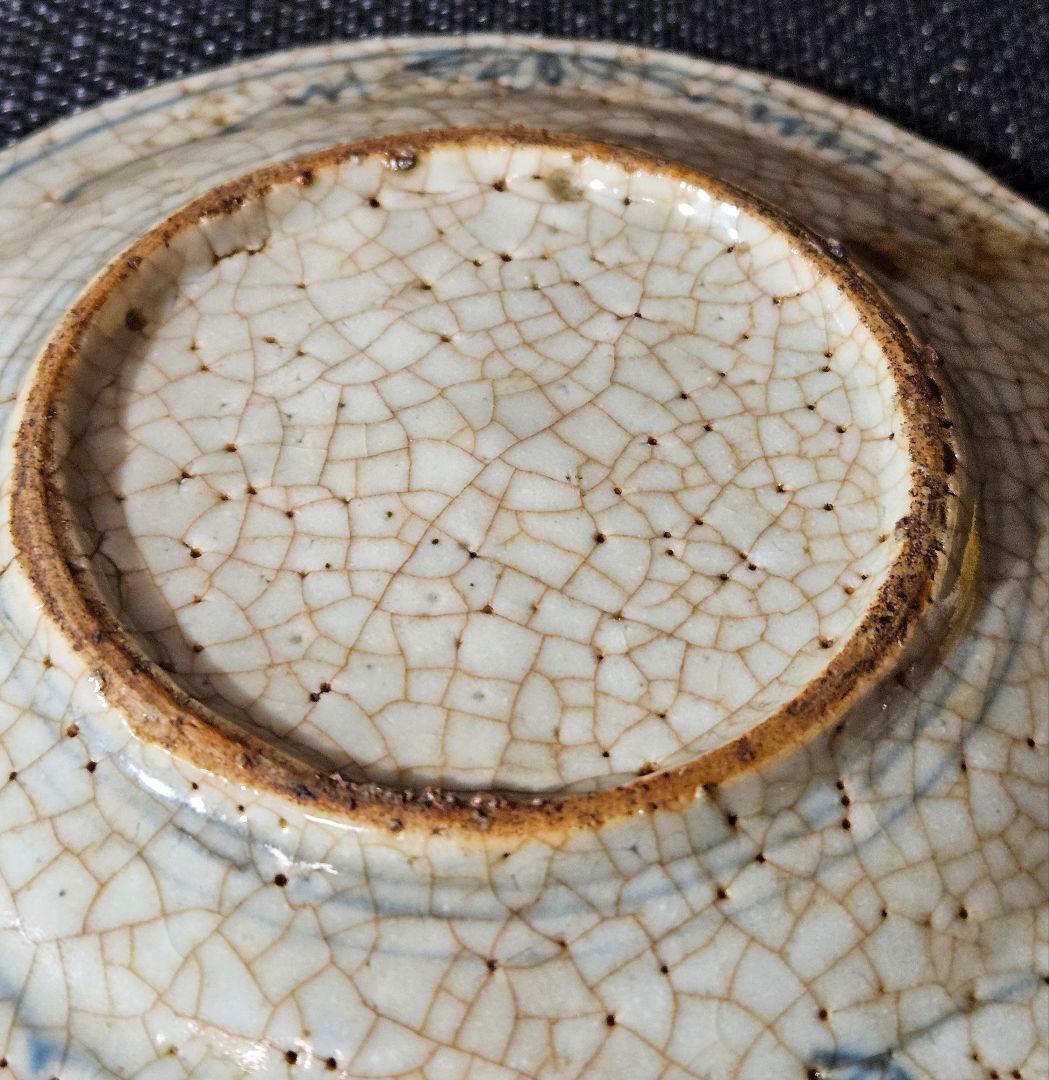 中国古美術 中国古陶磁器 中国古玩 中国南方系 青華 樹木に鹿