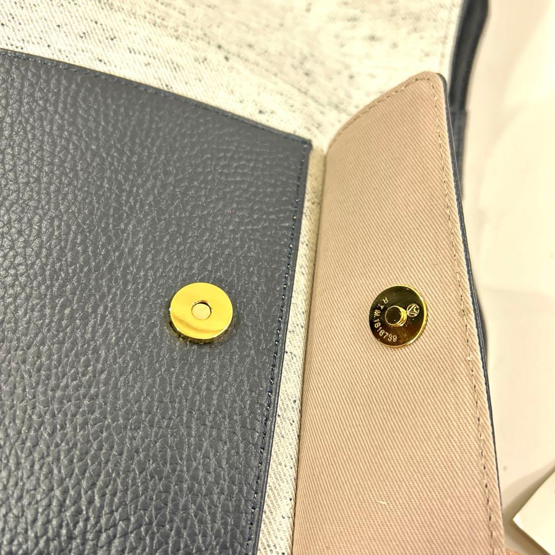 アタオ　ATAOエルヴィ ホワイトデニム ショルダーバッグ