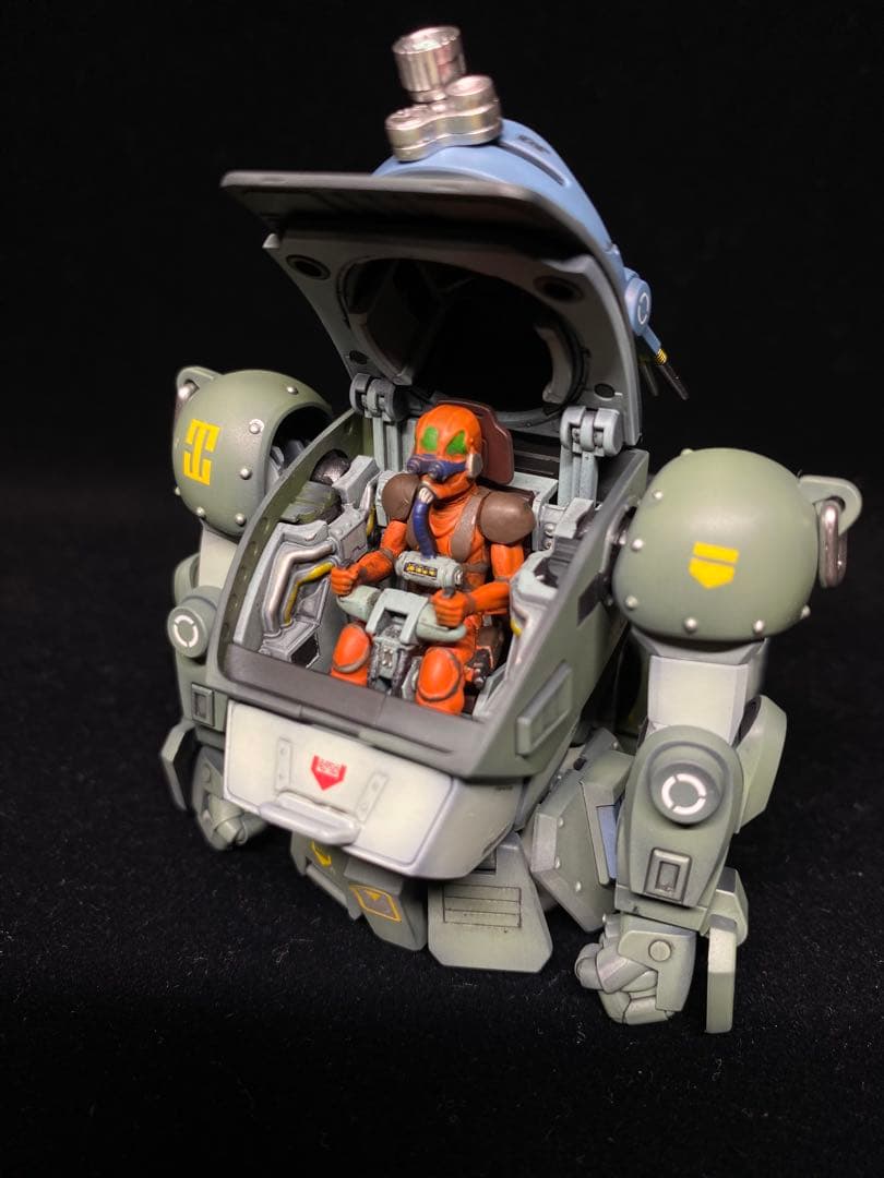 【プラモデル完成品】　HG スコープドッグ＋拡張パーツセット1.2