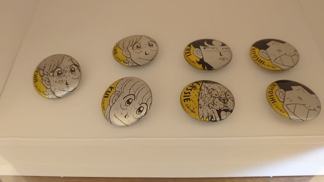 貴重!!】ハイスクール!奇面組 フィギュア 缶バッジ