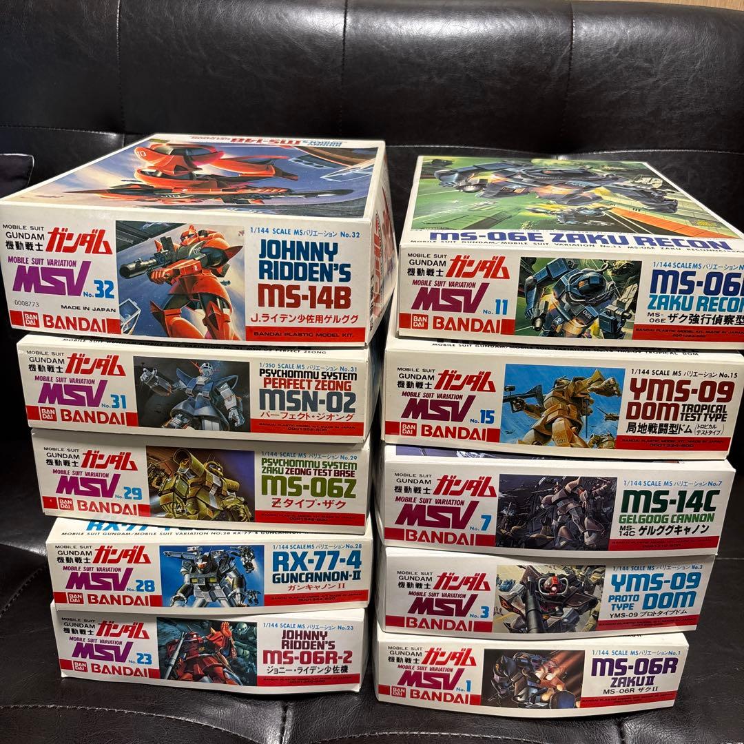 ガンプラセット 1/144 MSV 10点　旧キット+情景模型 ガンプラセット 1/144 MSV 10点 旧キット+情景模型 - メルカリ