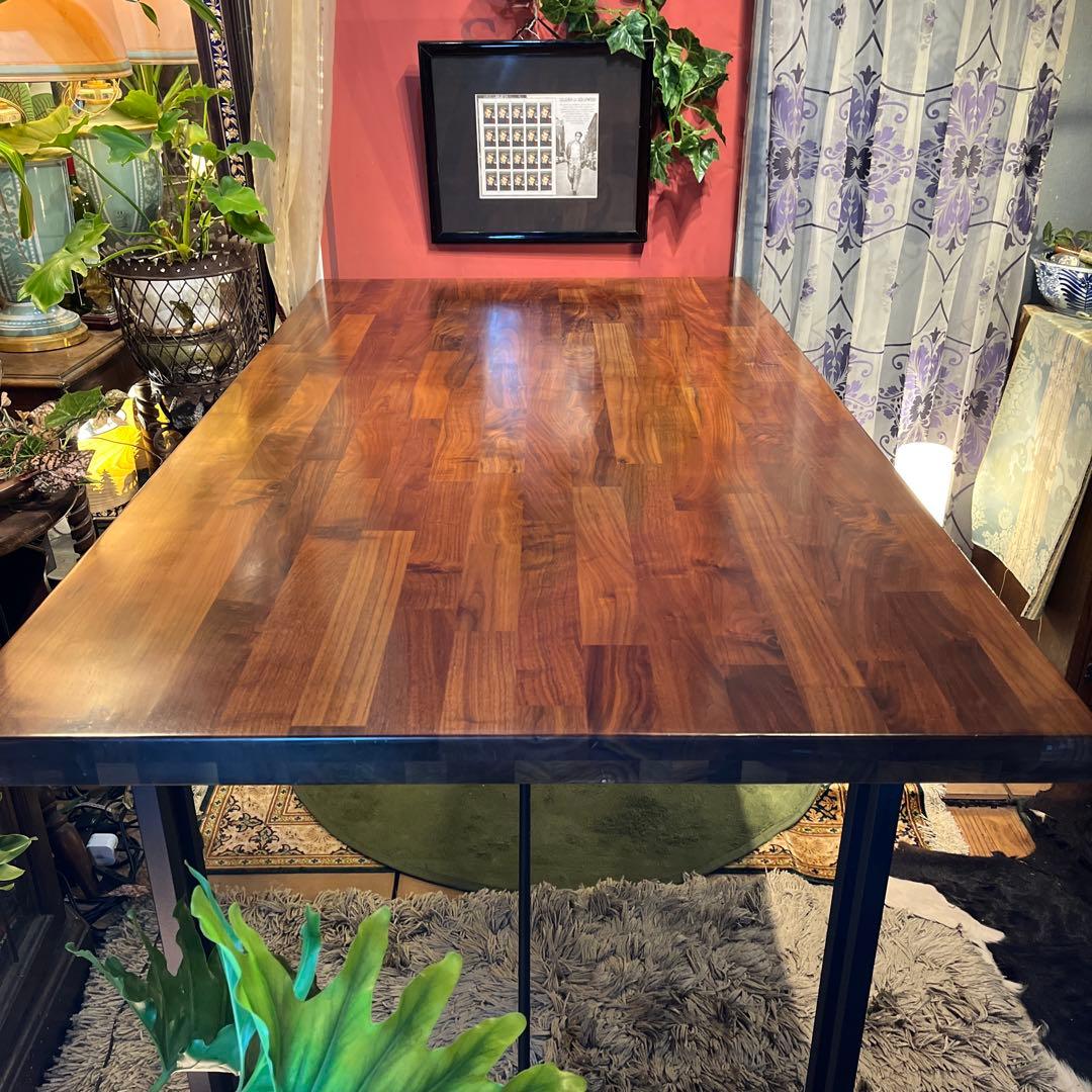 ☆hinotsuki☆引き取り価格 ウォールナット無垢　ダイニングテーブル