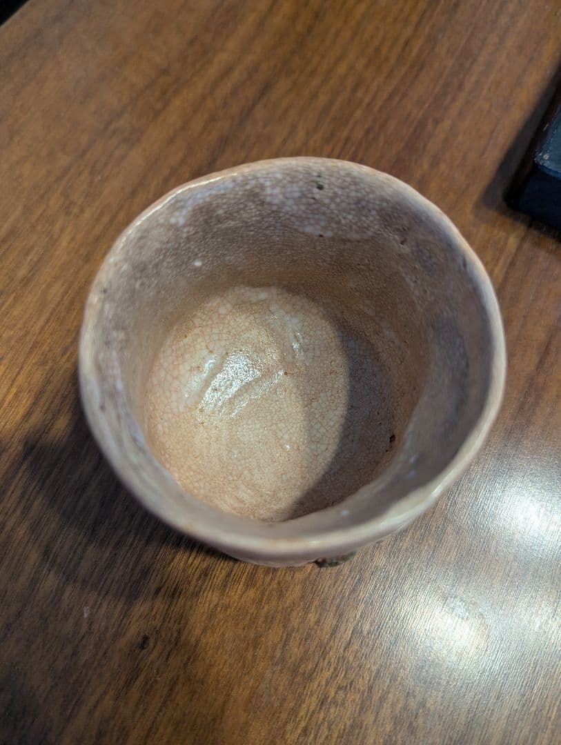 水月焼 湯呑 天神蟹 アンティーク レトロ 骨董 明治 大正 縁起物