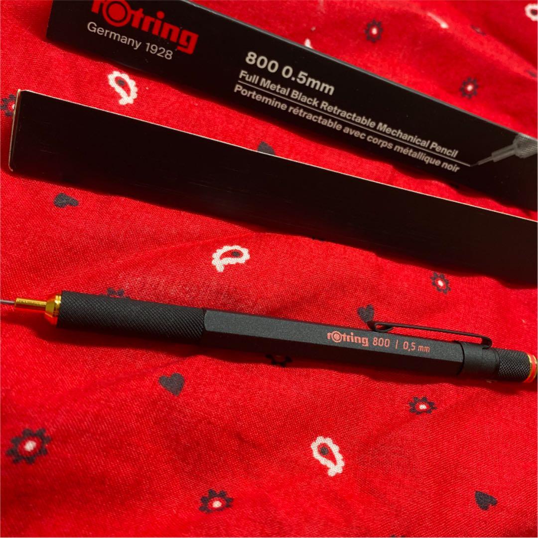 rotring800 0.5㎜ FULL METAL BLACK