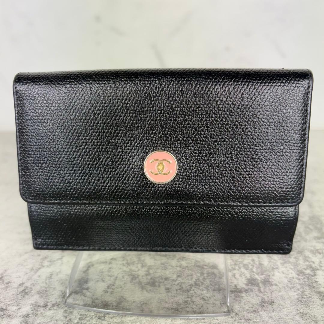 CHANEL シャネル　キャビアスキン　ケース　カードケース　財布　定期