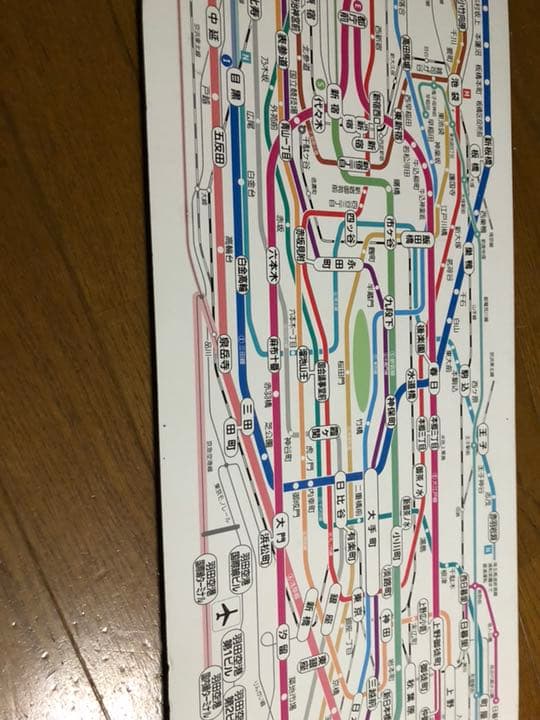 激レア！実使用！！都営地下鉄電車内路線図