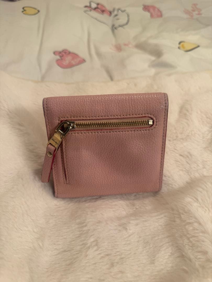 Miu Miu 三つ折り財布 ピンク
