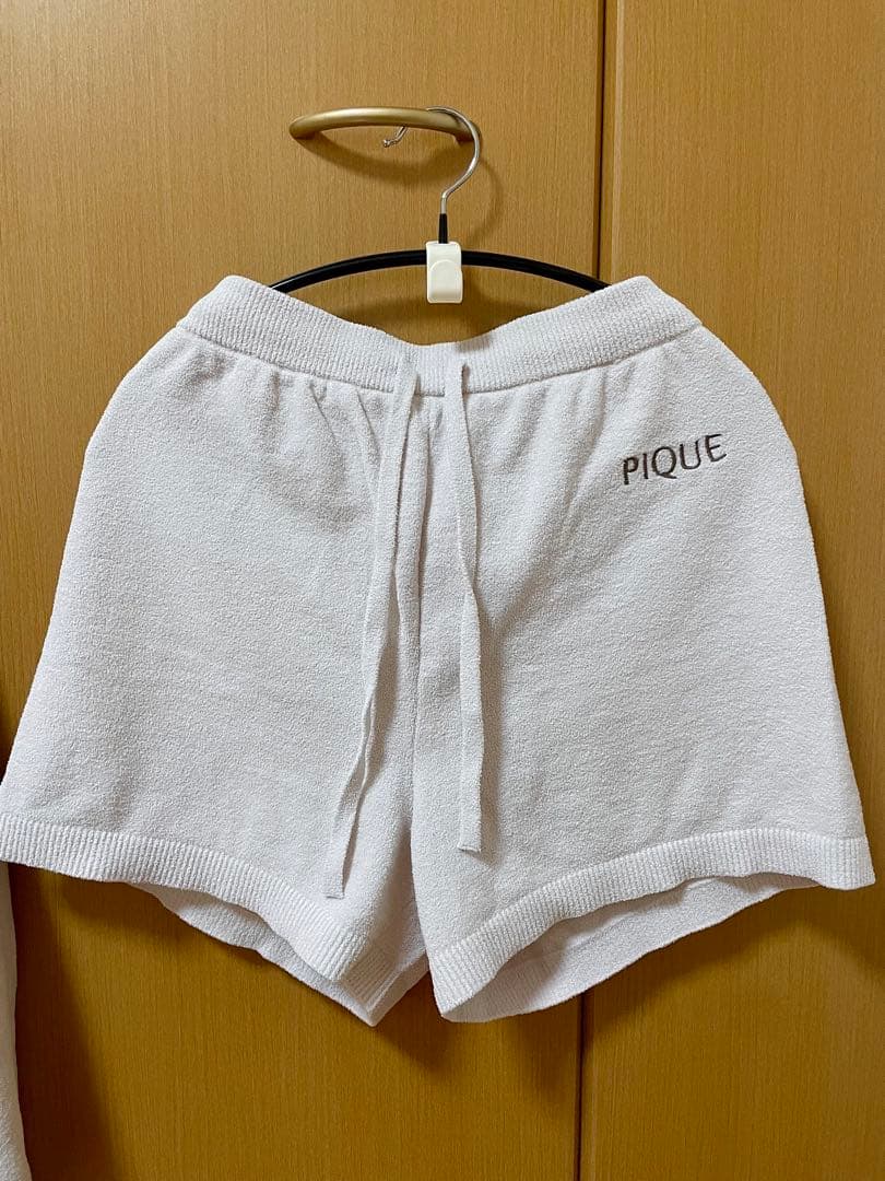 【値下げしました！】ジェラートピケ 猫刺繍 ルーウェアセット Fサイズ