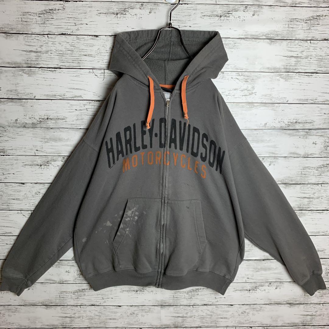 【即完モデル‼︎】ハーレーダビッドソン◎フルジップ パーカー C699