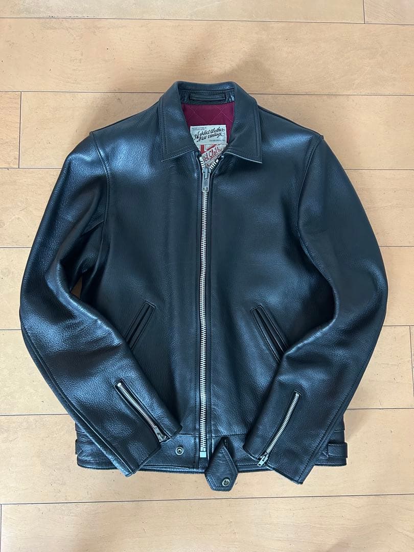 激レア品番643EVS！純正ライナー付！濃茶！ショット襟付きシングル