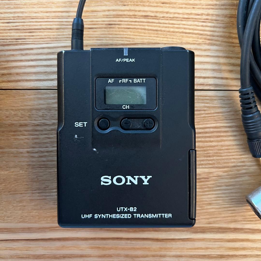 SONY ワイヤレス ピンマイク セット URX-P2 UTX-B2SONY URX-P2 UTX-B2