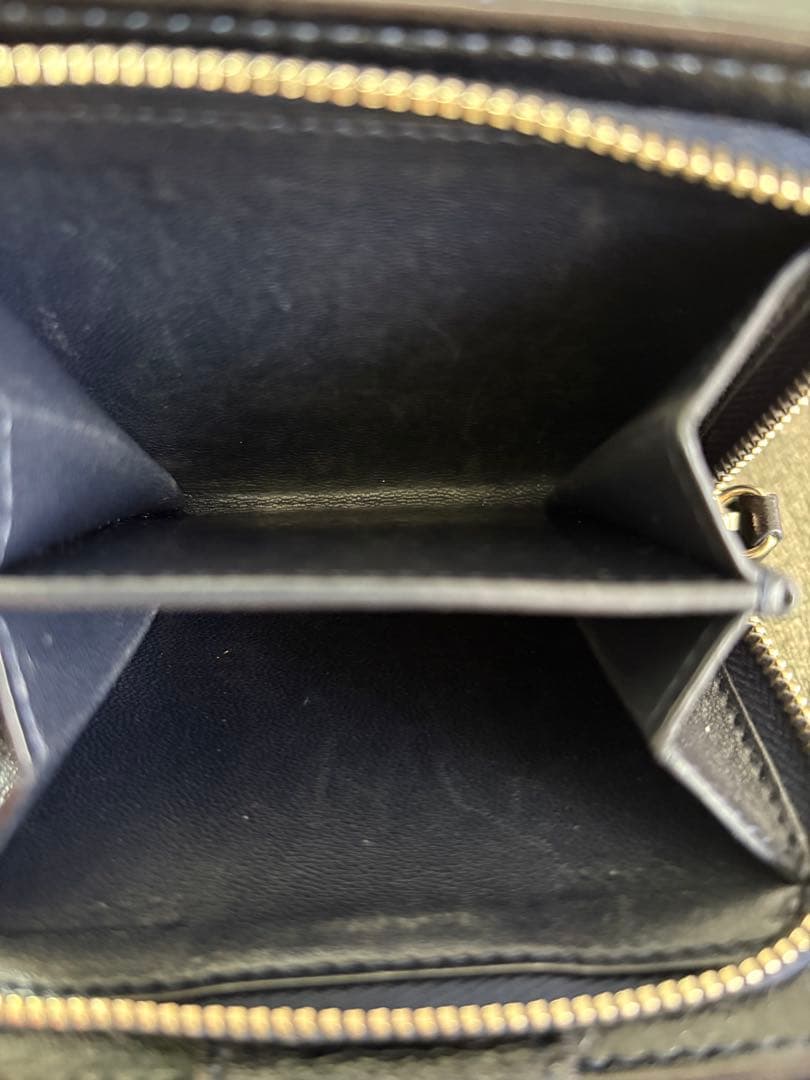 CHANEL ネイビー ミニウォレット