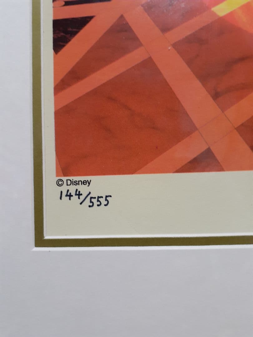 ディズニー美女と野獣『マジック オブ ラブ』シルクスクリーン