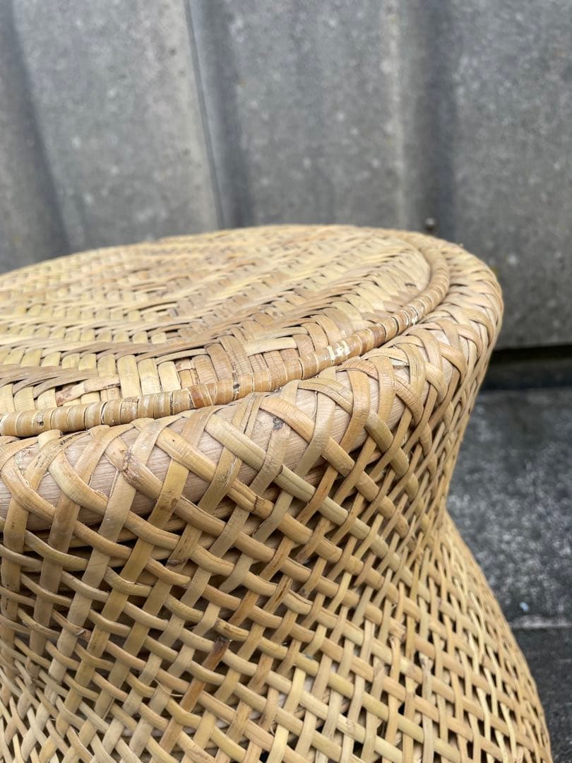 KANADEMONO/かなでもの/Eco Natural/ラタン/スツール/③