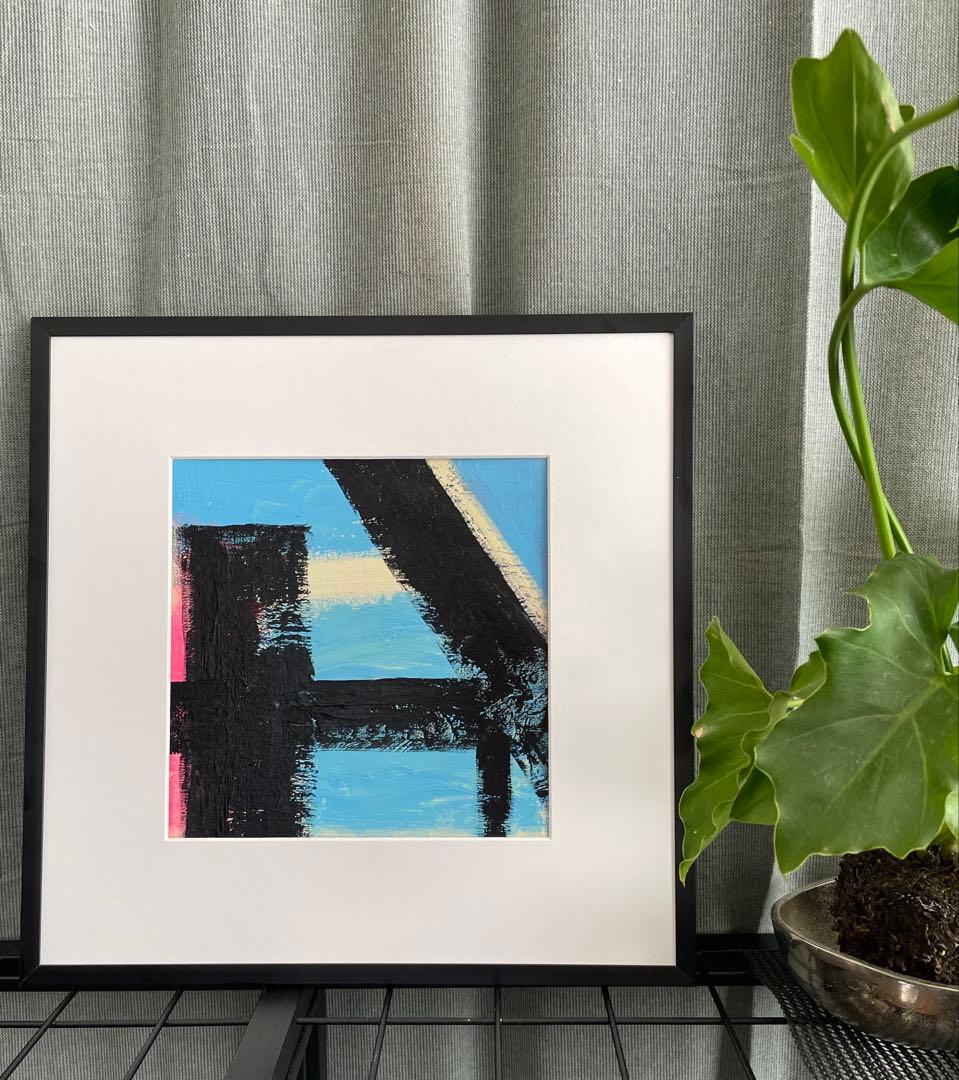 原画/抽象画/モダンアート/インテリア/アクリル画/BRIDGE 海