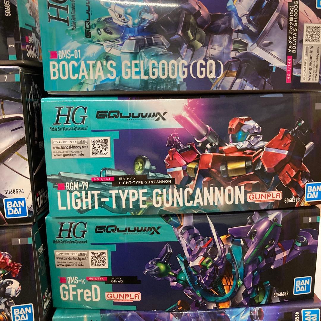 機動戦士Gundam (ジークアクス) プラモデル8点セット バラ可