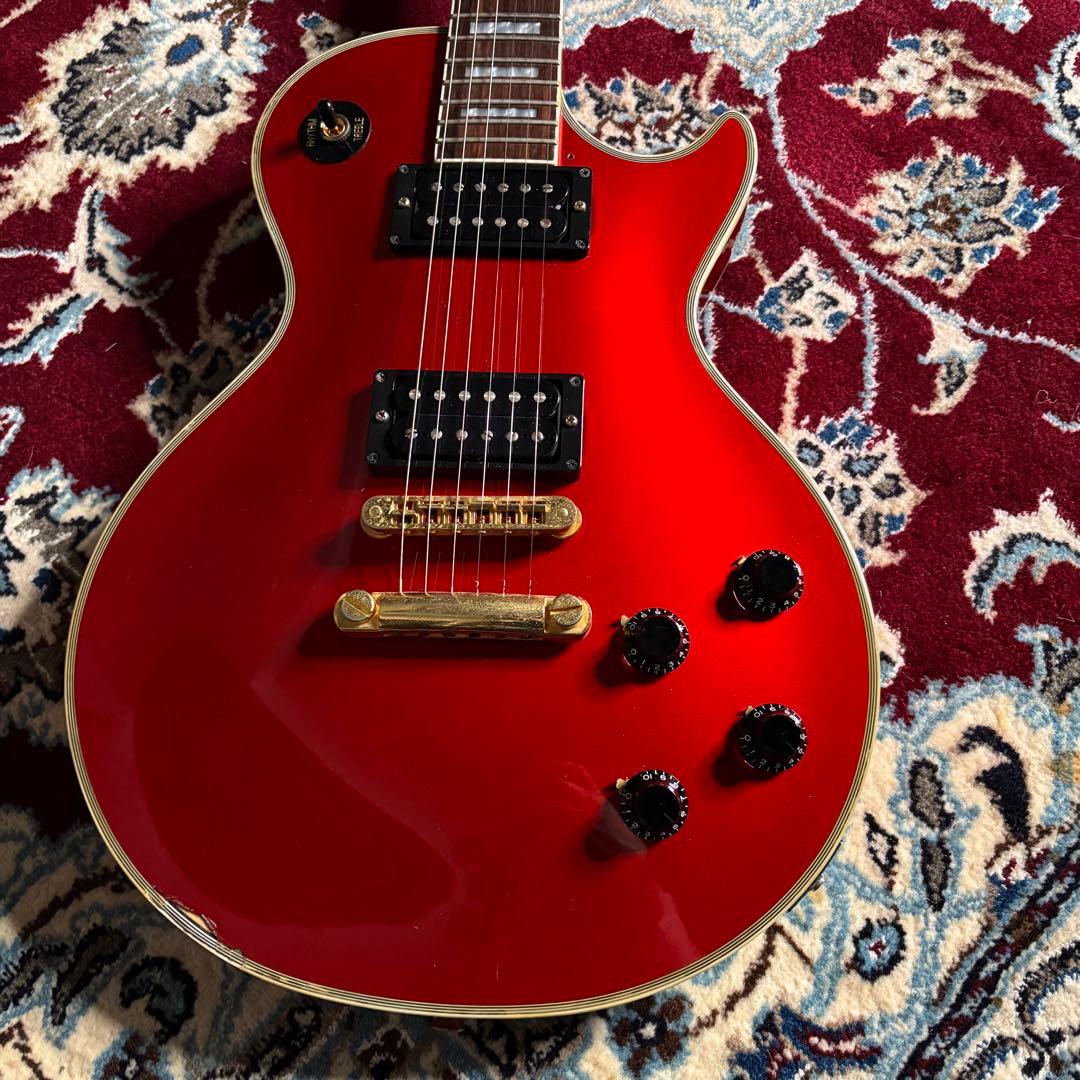 レアカラー　BURNY バーニー　レスポールカスタム　ヴィンテージ　真紅