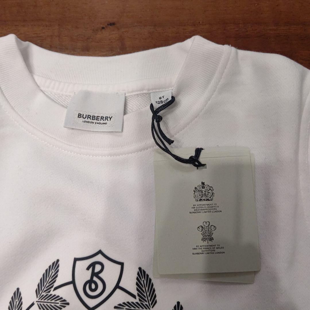 BURBERRY ホワイト トレーナー