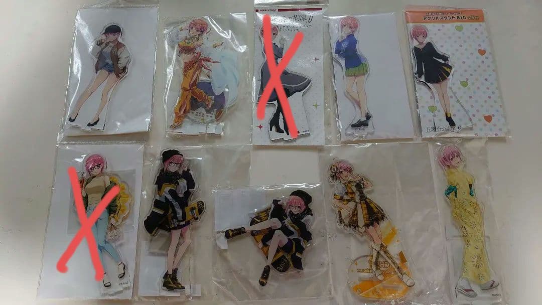 中野一花 五等分の花嫁 アクリルスタンド まとめ売り