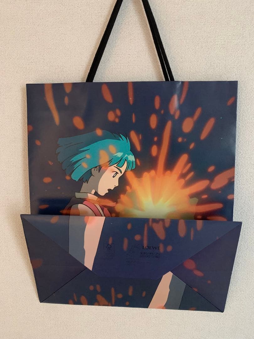 ロエベ×ジブリ コラボ ショッパー3点 小トトロ、千尋、ハウル 2025年