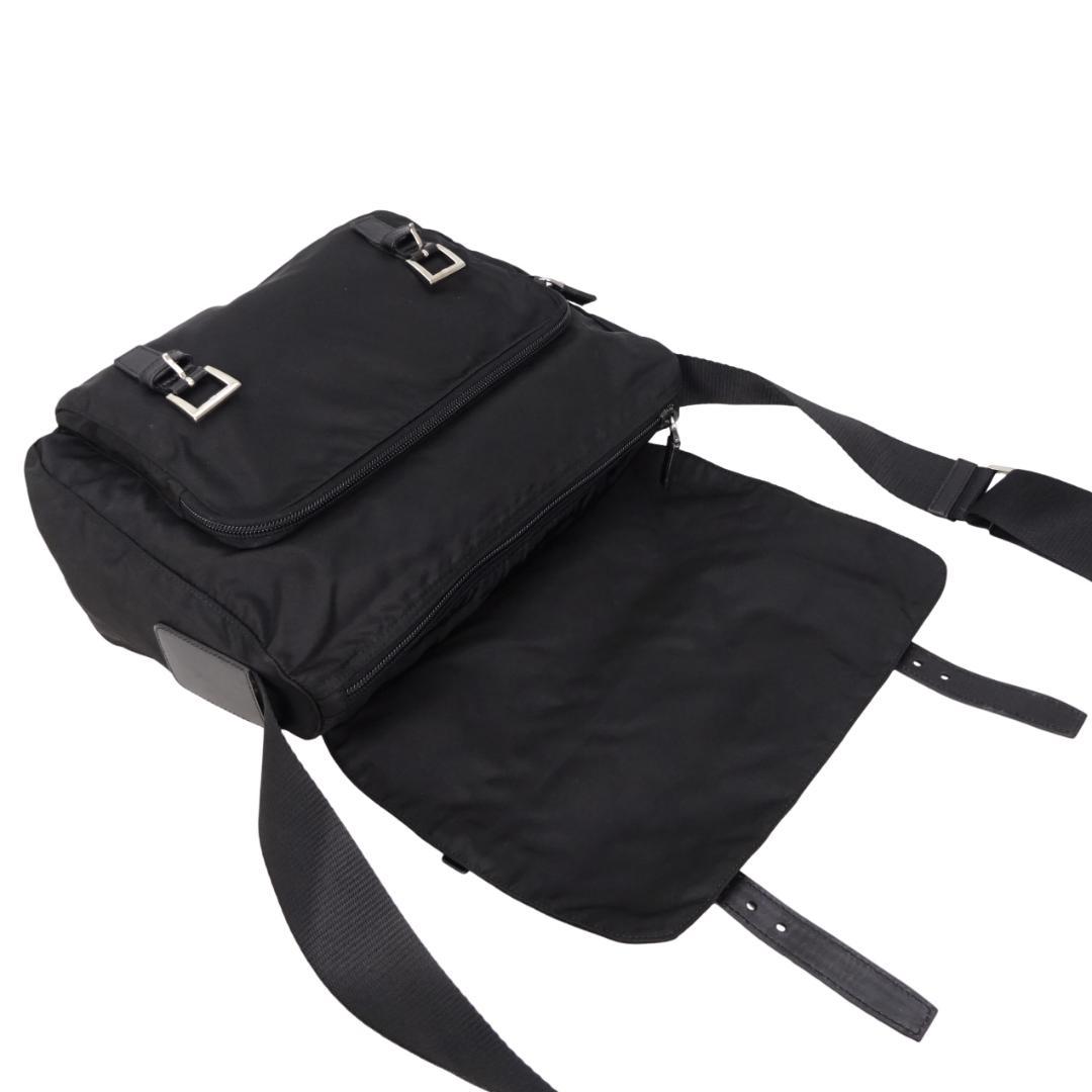 本物 美品 ■プラダ■テスート クロスボディ 三角ロゴ 斜めがけショルダーバッグ