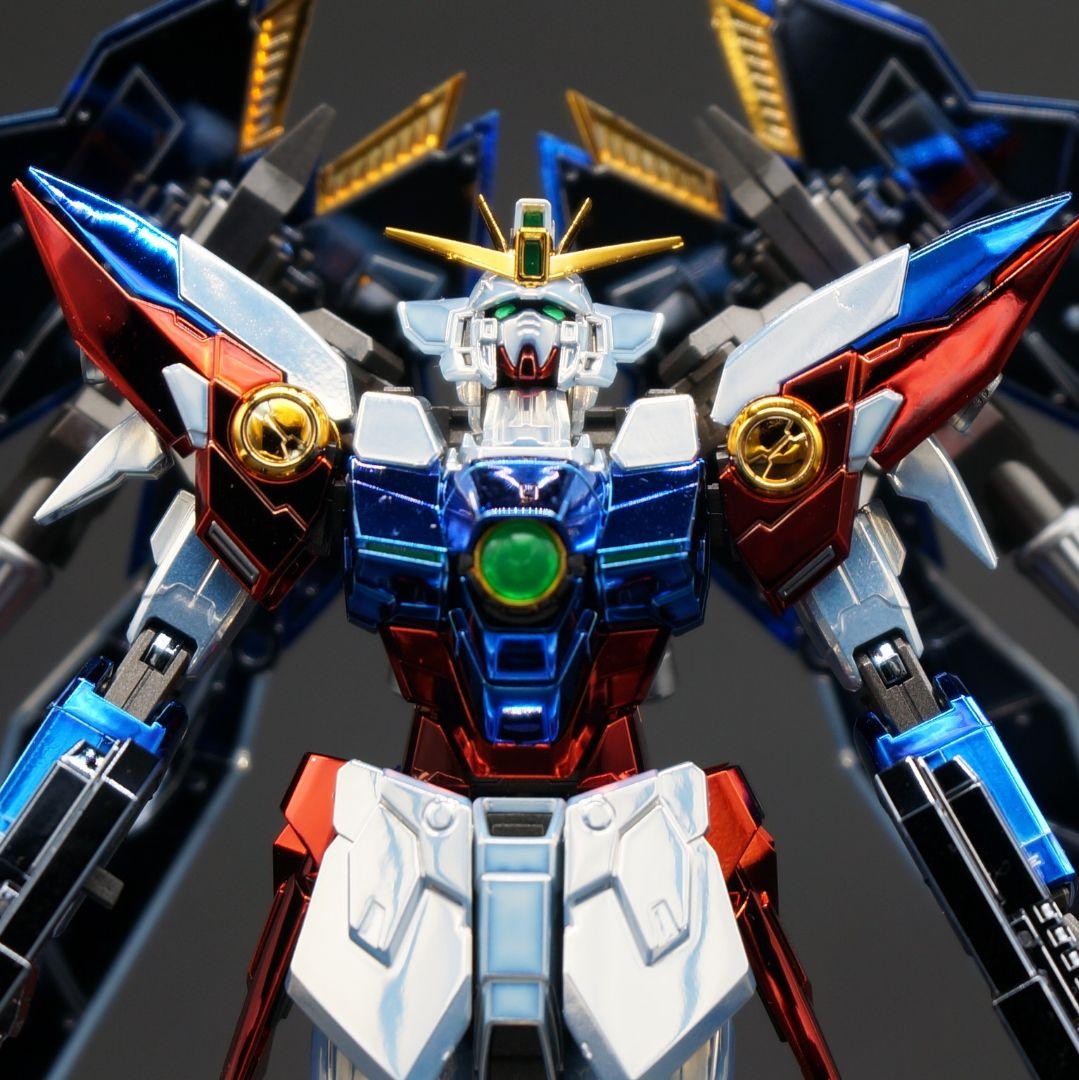 完成品【メッキ仕様】MG ウイングガンダム プロトゼロ EW 塗装 メカニカル