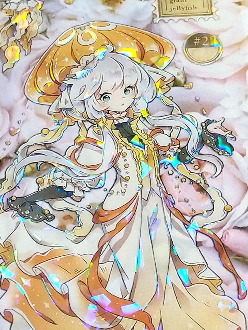 ✩のこり2✩J458＃海月姬(贝壳光)CelloM切り売り海外人物マステ女の子