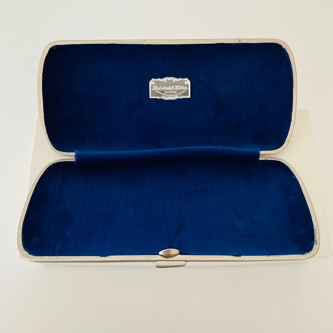 【希少】Reinhold Kuhn ラインホルトキューン メガネケース スチール