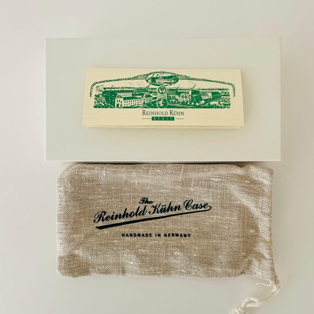【希少】Reinhold Kuhn ラインホルトキューン メガネケース スチール